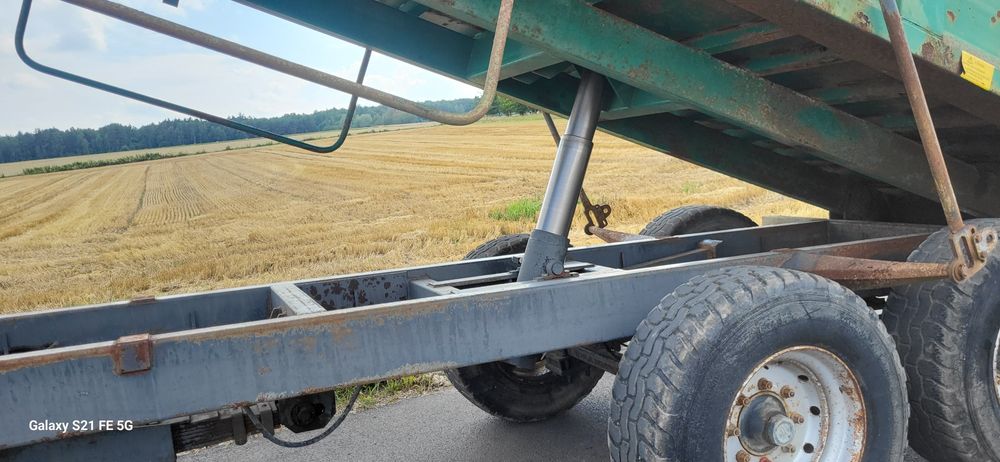 Przyczepa skorupowa tandem ladownosc 12t