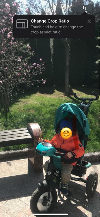 Триколісний ВЕЛОСИПЕД з батьківською ручкою