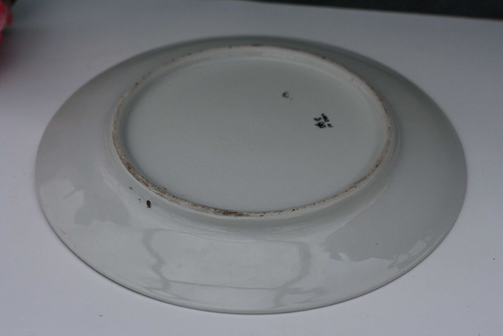 Duży talerz patera w kwiaty do powieszenia PRL