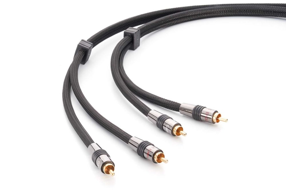 Eagle Cable Cabo Audio 2 RCA - 2 RCA Cobre, com 75cm