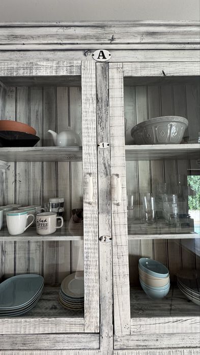 Móvel Louceiro antigo alto madeira recuperado