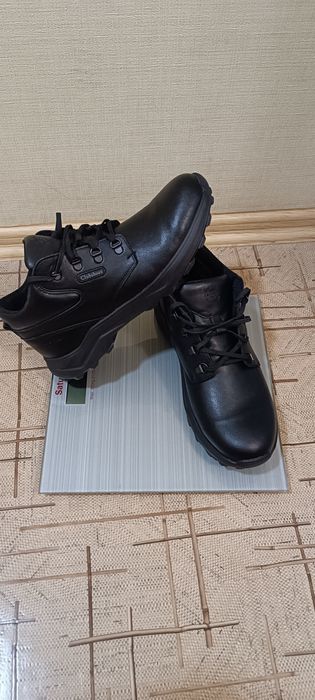 Мужские кожаные зимние полуботинки,  черевики чоловічі  шкіряні