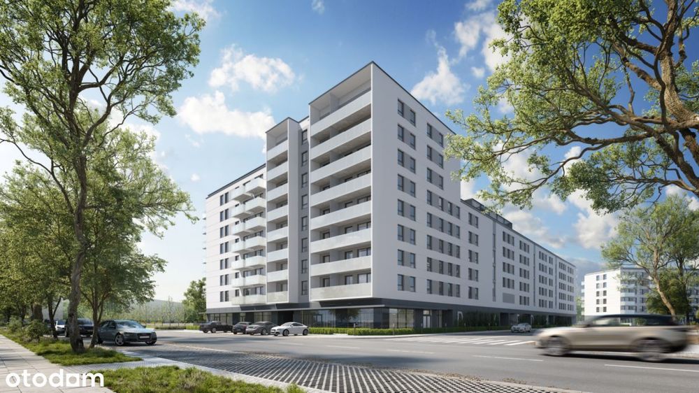 3-pokojowe mieszkanie 49m2 + balkon Bezpośrednio