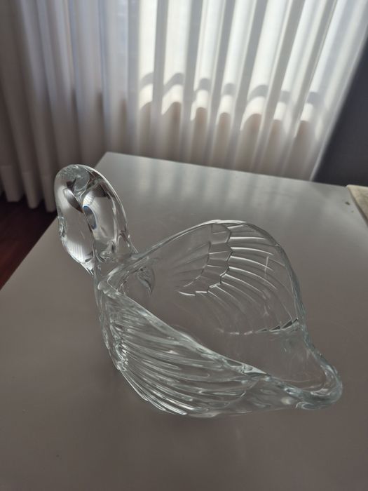 Cisne Molheira vintage da Cristal D'Arques