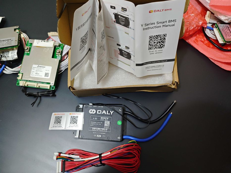 JBD Daly SMART BMS Bluetooth 7-14s 8-20s 20-50A 60-150A універсальні смарт бмс Li ion Lifepo4 LTO
