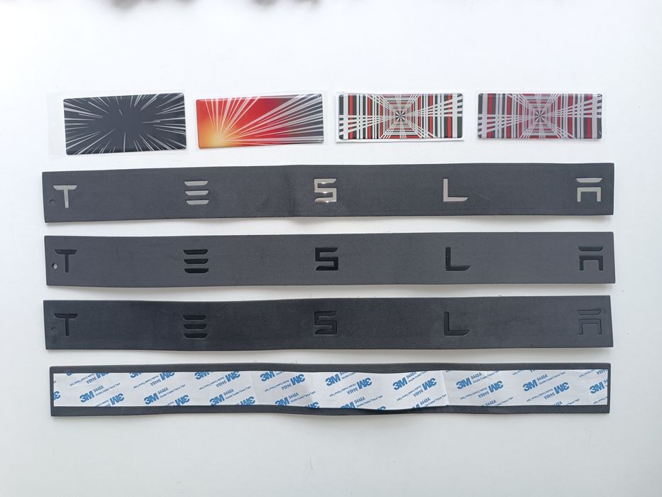 Значки тесла Tesla Model Y, model 3 model S на капот на багажник ляду