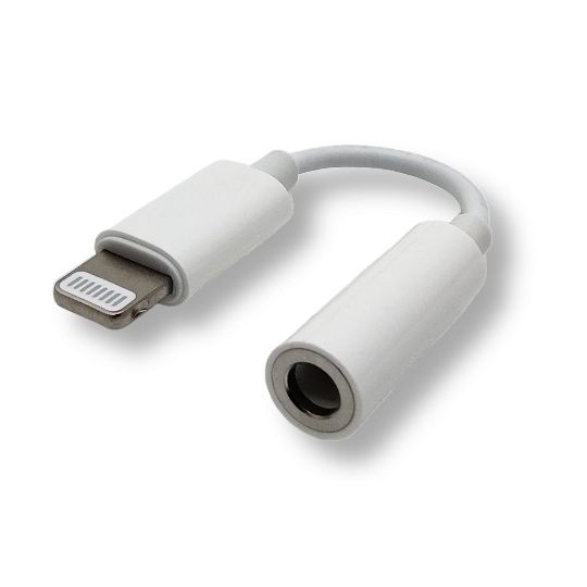 Orginalny  Adapter Przejsciowka Apple MMX62ZM/A Iphone Lightning - JACK 3,5