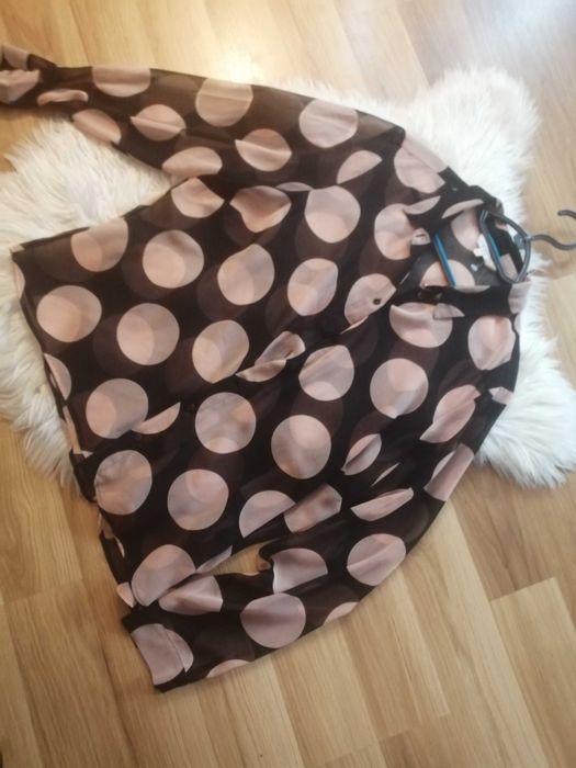 Koszula elegancka w duże kropy L/XL