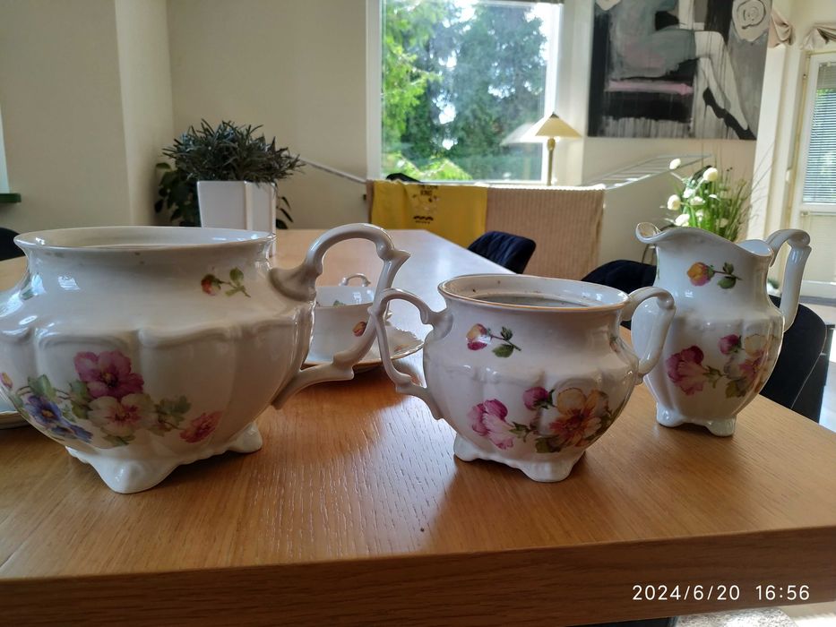 Komplet do kawy firmy C.T. Tielsch Wałbrzych