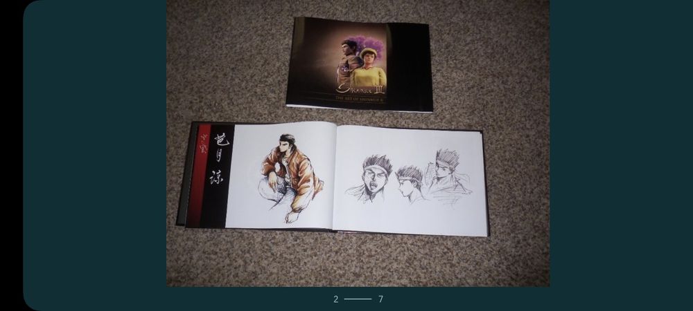 Coleção kickstarter shenmue 3 iii assinada yu suzuki com jogo ps4 ps 4