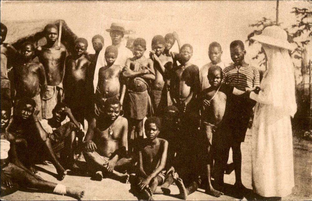 47 Raros e interessantes postais do Congo Belga. 1900 a 1950.