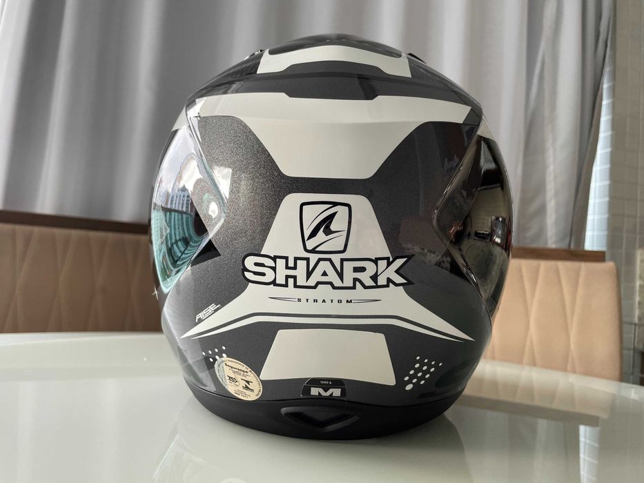 Capacete Shark Ridill 1.2 Mecca WKR Preto e Cinza