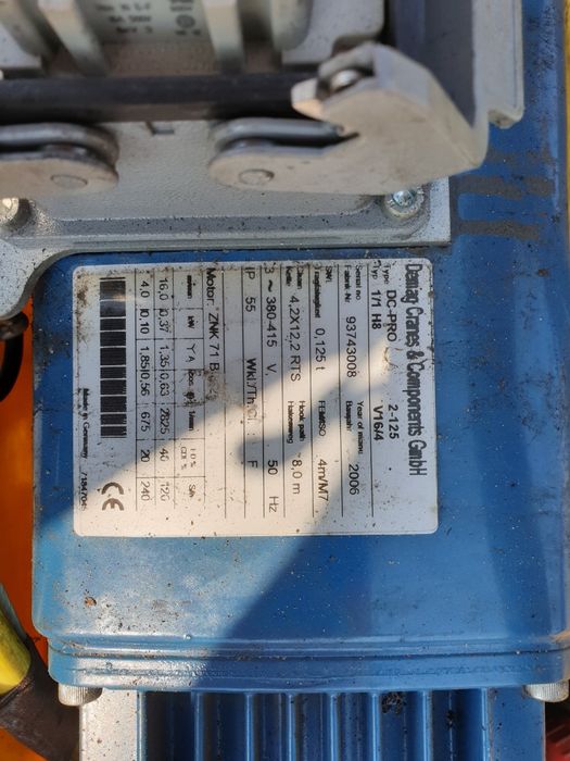 Wyciągnik Łańcuchowy Demag Typ:Dc-Pro5-280 po kapitalnym remoncie