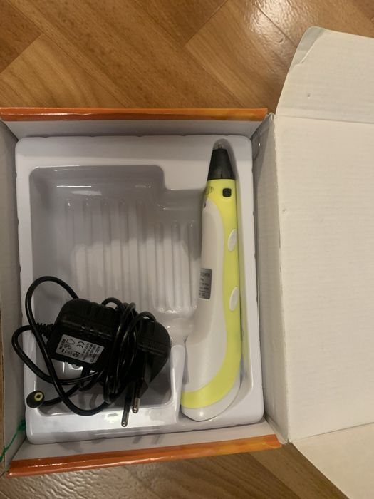 3D-ручка 3DPEN-3 з набором кольорового пластику та трафаретами(Є ТОРГ)