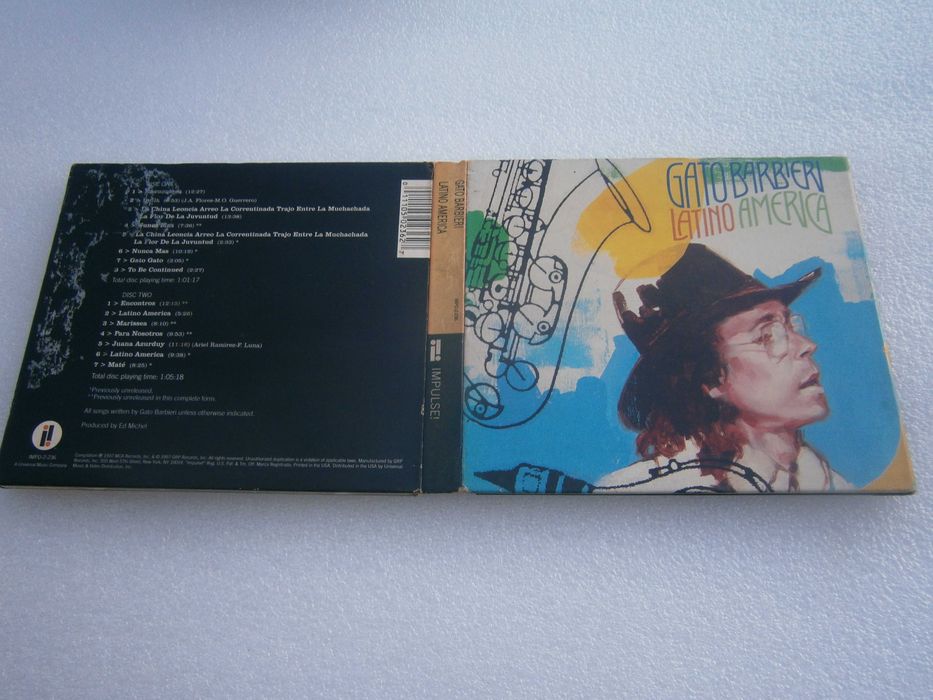 GATO BARBIERI - Latino America  (Duplo CD DigiPak)