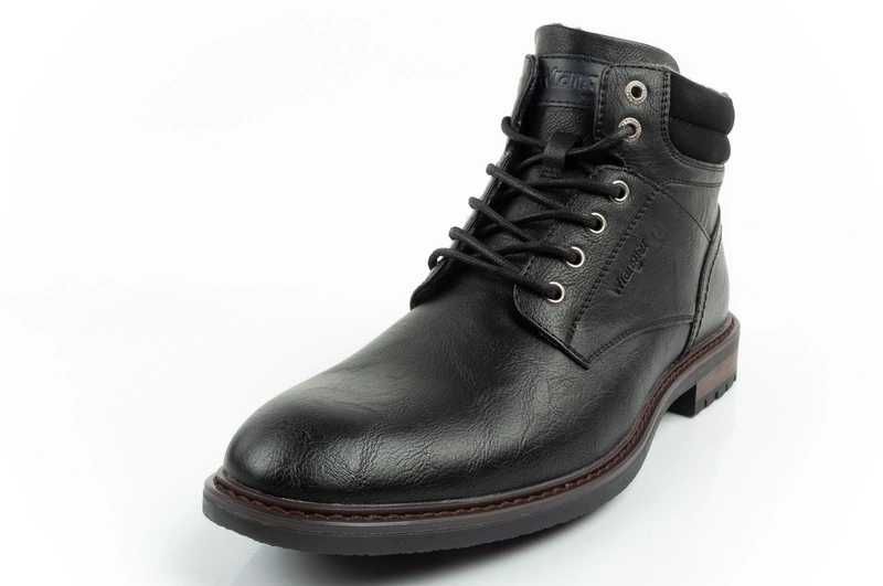 Wrangler George sztyblety trzewiki eleganckie modne czarne r. 41-46