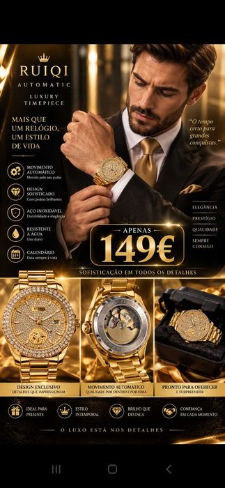 Relógio Automático+Oferta. Oportunidade