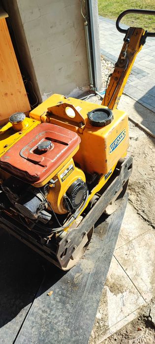 Walec wibracyjny Weber DVH550 dwu bębnowy silnik Robin chlodzony