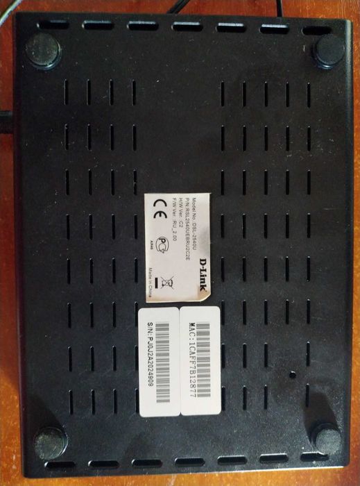 Маршрутизатор Комутатор D-Link DSL-2540U Б/у