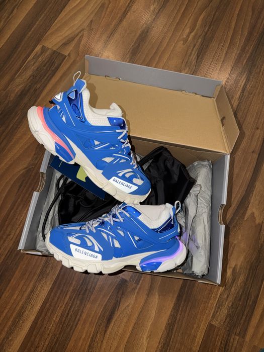 Balenciaga Track Led White Blue