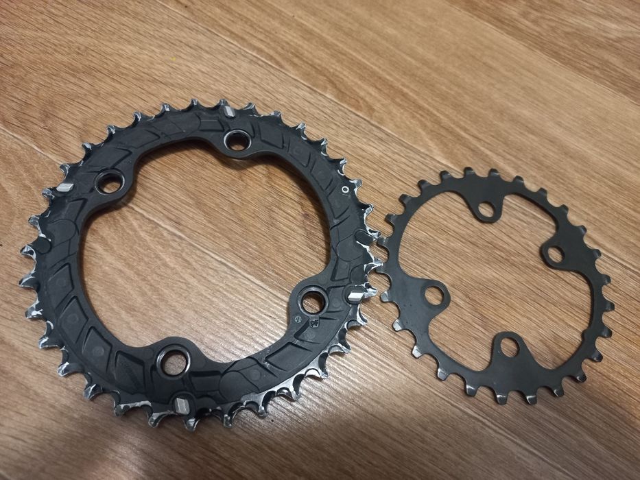 Велосипедні зірки Shimano, narrow wide