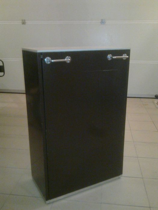 Тумба металлическая с керамической столешницей