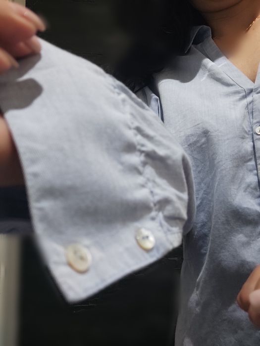 Camisa de ganga fina estilo oversize Zara