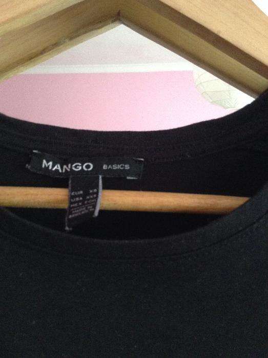 T-shirt preta MANGO