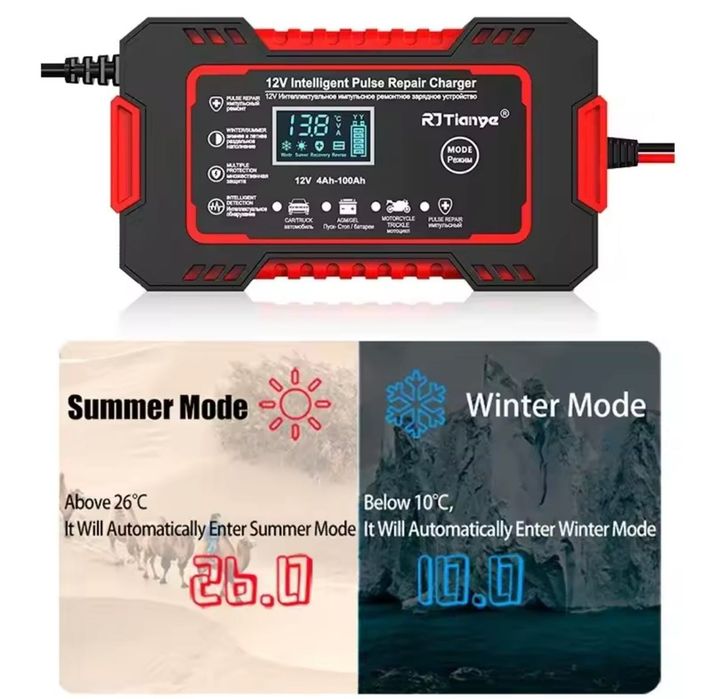 Prostownik ładowarka do akumulatora z funkcją regeneracji/naprawy aku