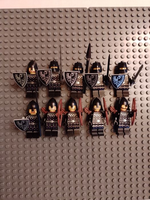Lego 31168 czarny rycerz Black falcon rycerz 10 szt