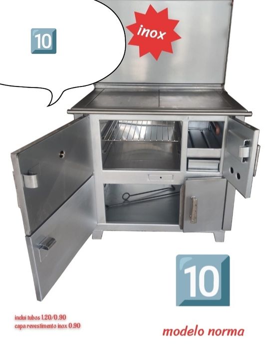 Fogão a lenha fabrico nacional