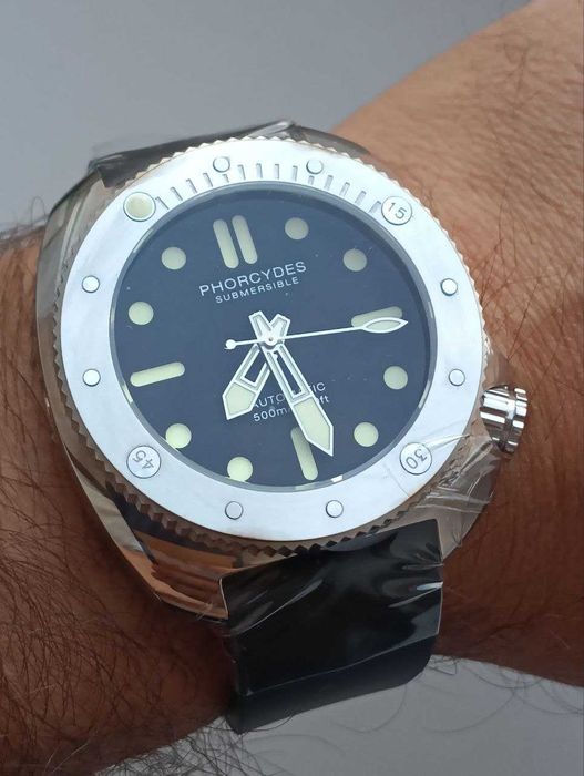 Годинник дайвер PHORCYDES PH-1 45mm WR 500M NH35A