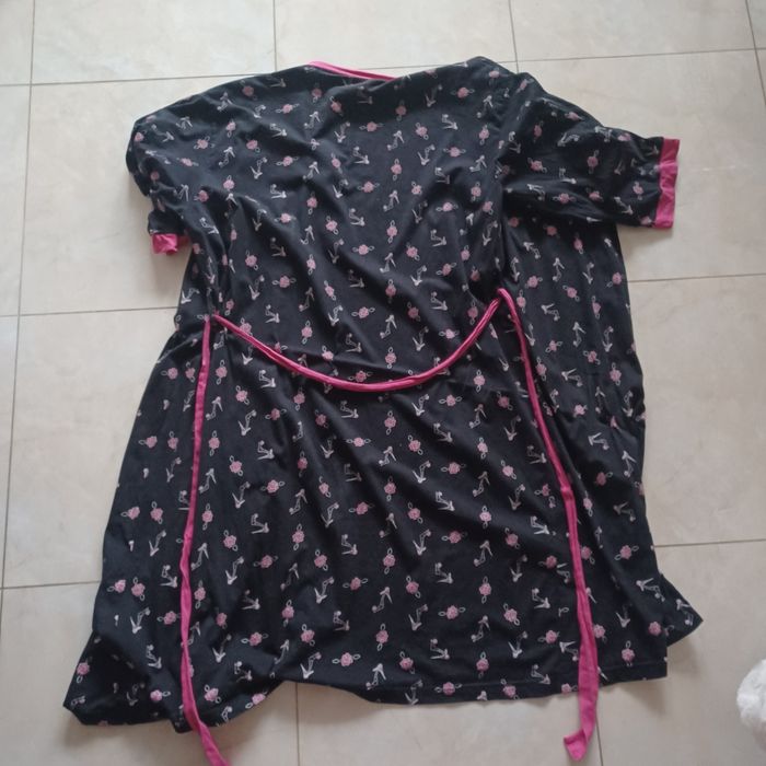 Szlafrok angielski bawełniany cienki L/ XL