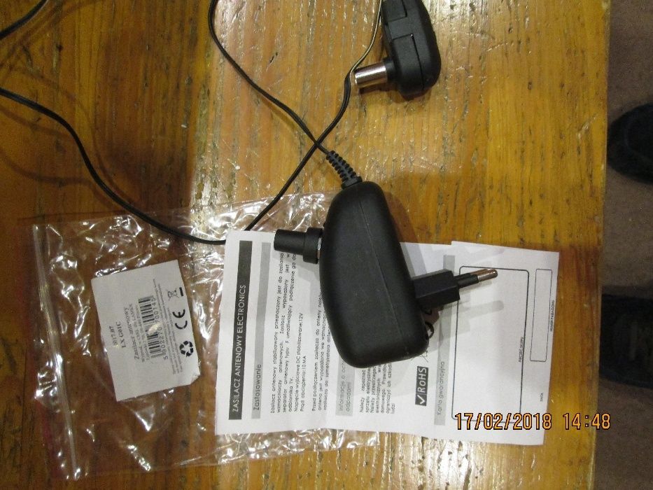 Zasilacz antenowy nowy DVB-T
