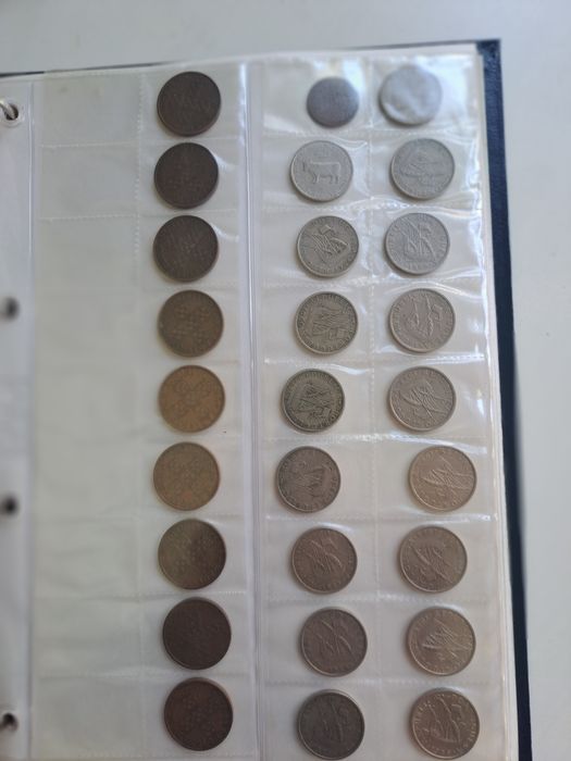 Album  de moedas -numismática