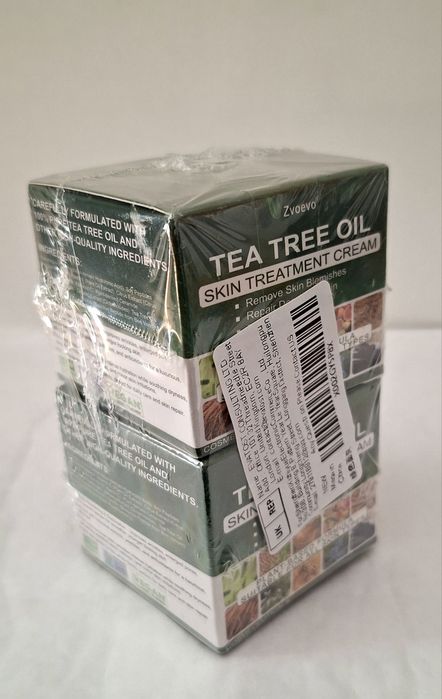 Pack 2 Cremes Tea Tree Oil (Melaleuca) - Acne e Imperfeições - NOVO
