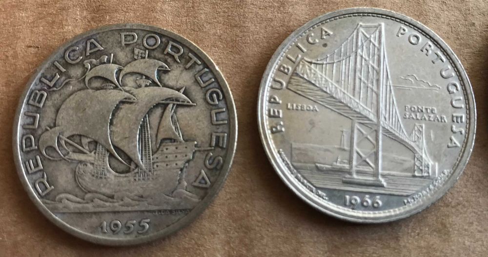 Emissões Comemorativas, dos 10 aos 1000 escudos, várias datas