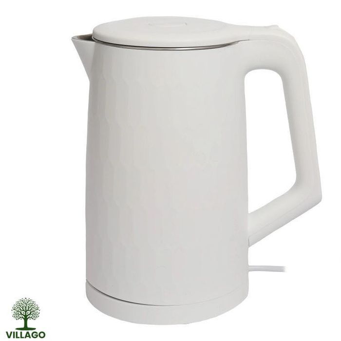 NOWY CZAJNIK Villago Elektryczny 1.8l 1500W bezprzewodowy biały