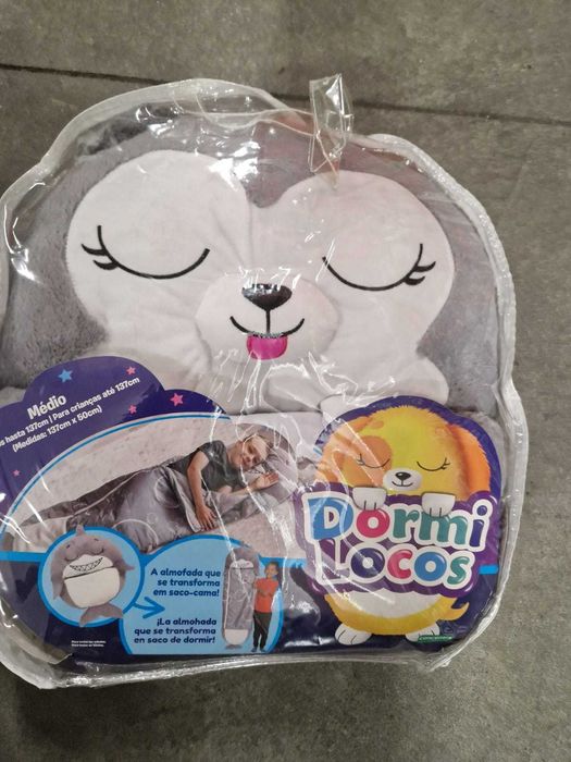 Dormilocos saco cama unicórnio branco tubarão