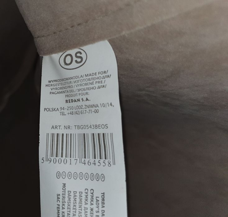 Torba shopperka kremowa