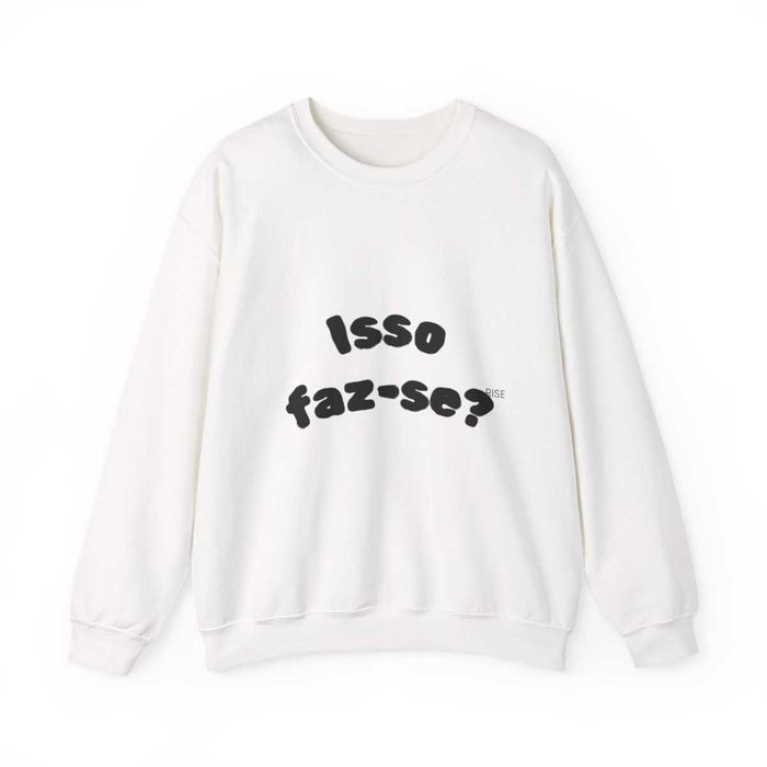 Camisola branca "isso faz-se?"