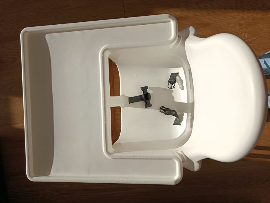 Cadeira de refeição Antilop, com tabuleiro, almofada e apoio de pés