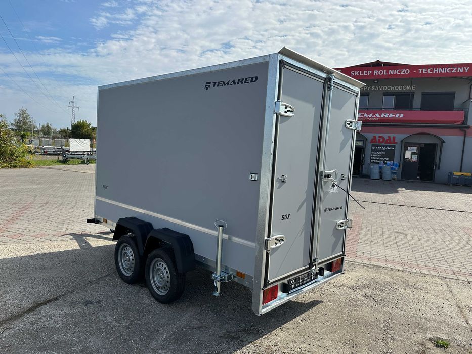 Przyczepa kontener 300x150x180 TEMARED BOX 3015/2 DMC:750kg, KAT. B!
