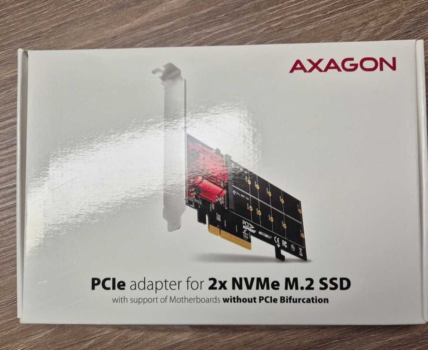 Kontroler PCIe AXAGON PCEM2-ND m.2 NVMe Raid