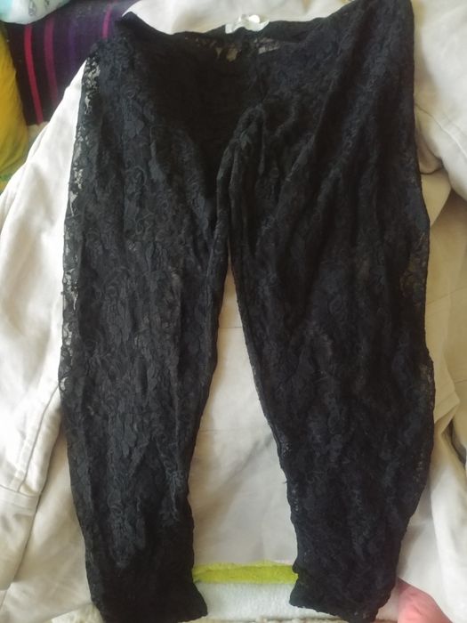 Ładne Koronkowe getry