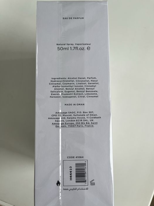 Amouage Cristal & Gold 50 мл