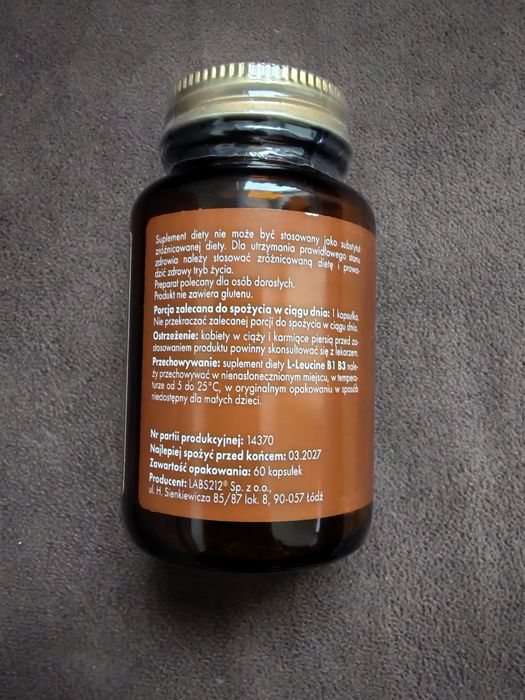 LABS212 L-Leucine B1 B3 regeneracja