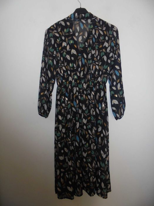 vestido de senhora as folhas