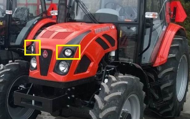 Lampa robocza w masce Ursus seria C
