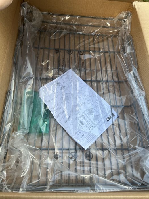 Полиця навісна, графіт, прути (730мм)